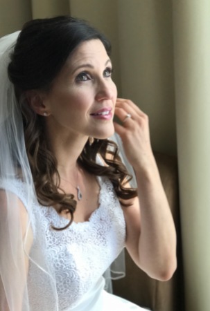 Rhonda, the stunning bride.